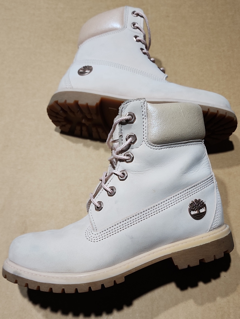 Timberland Women's 6 inch Double Sole Premium Wedge Waterproof Boots Size 7